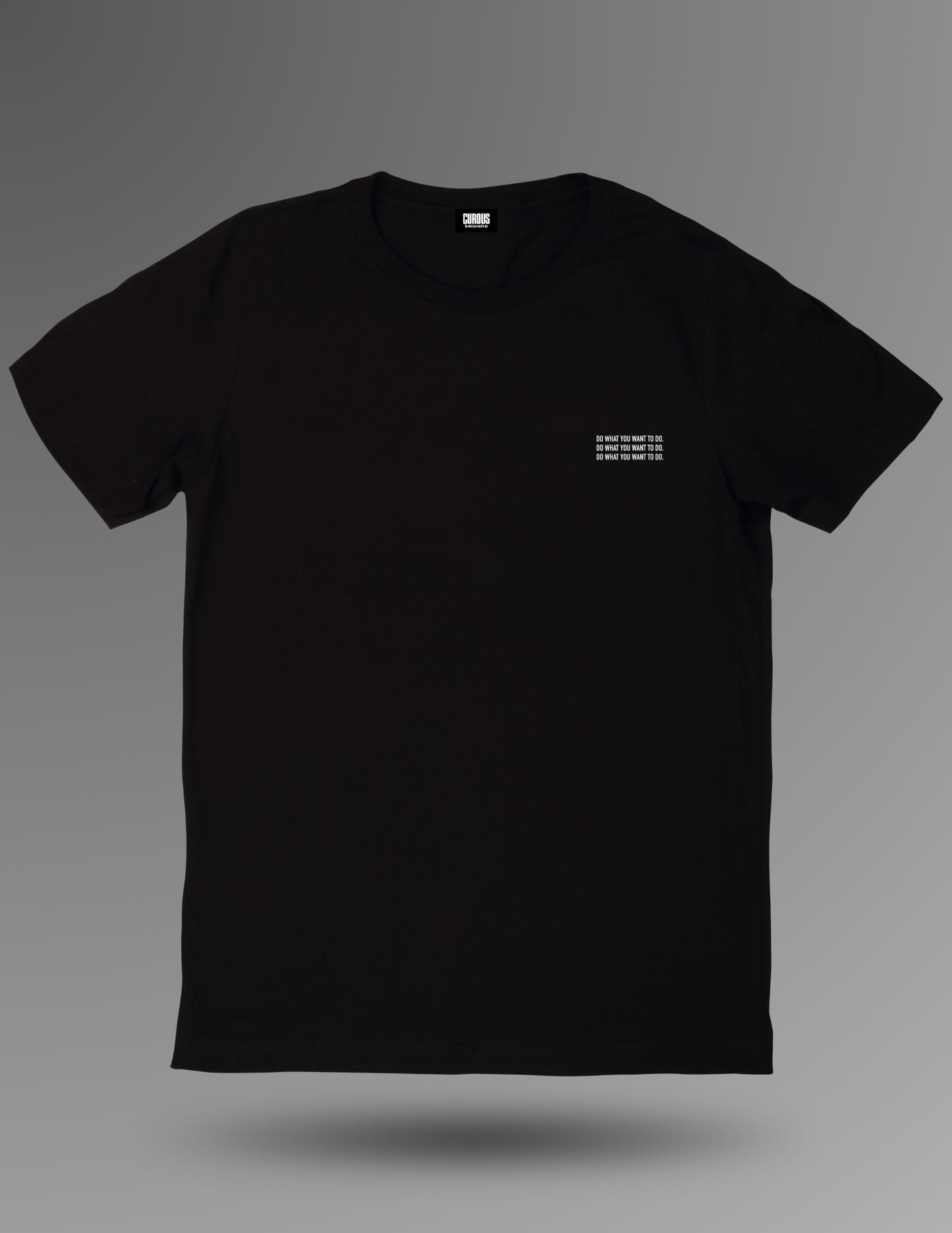 Graphic short sleeve shirts (BLACK)