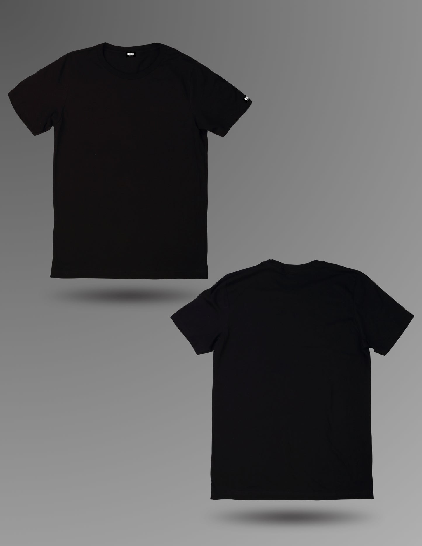 Tag short sleeve shirts (BLACK)
