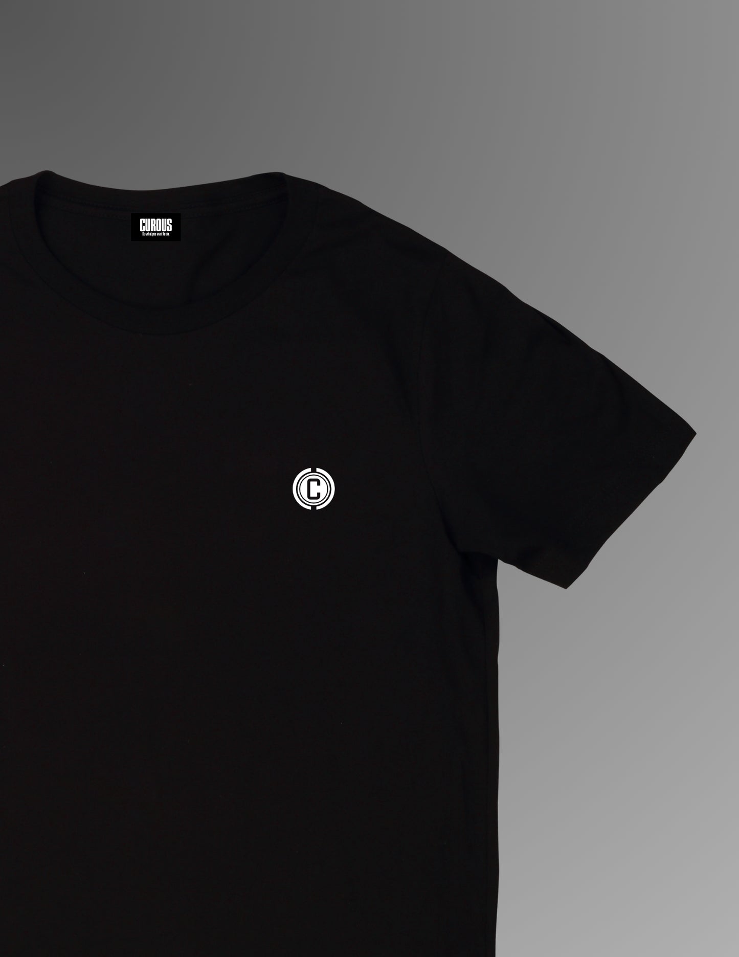 Circle logo short sleeve shirts (BLACK)