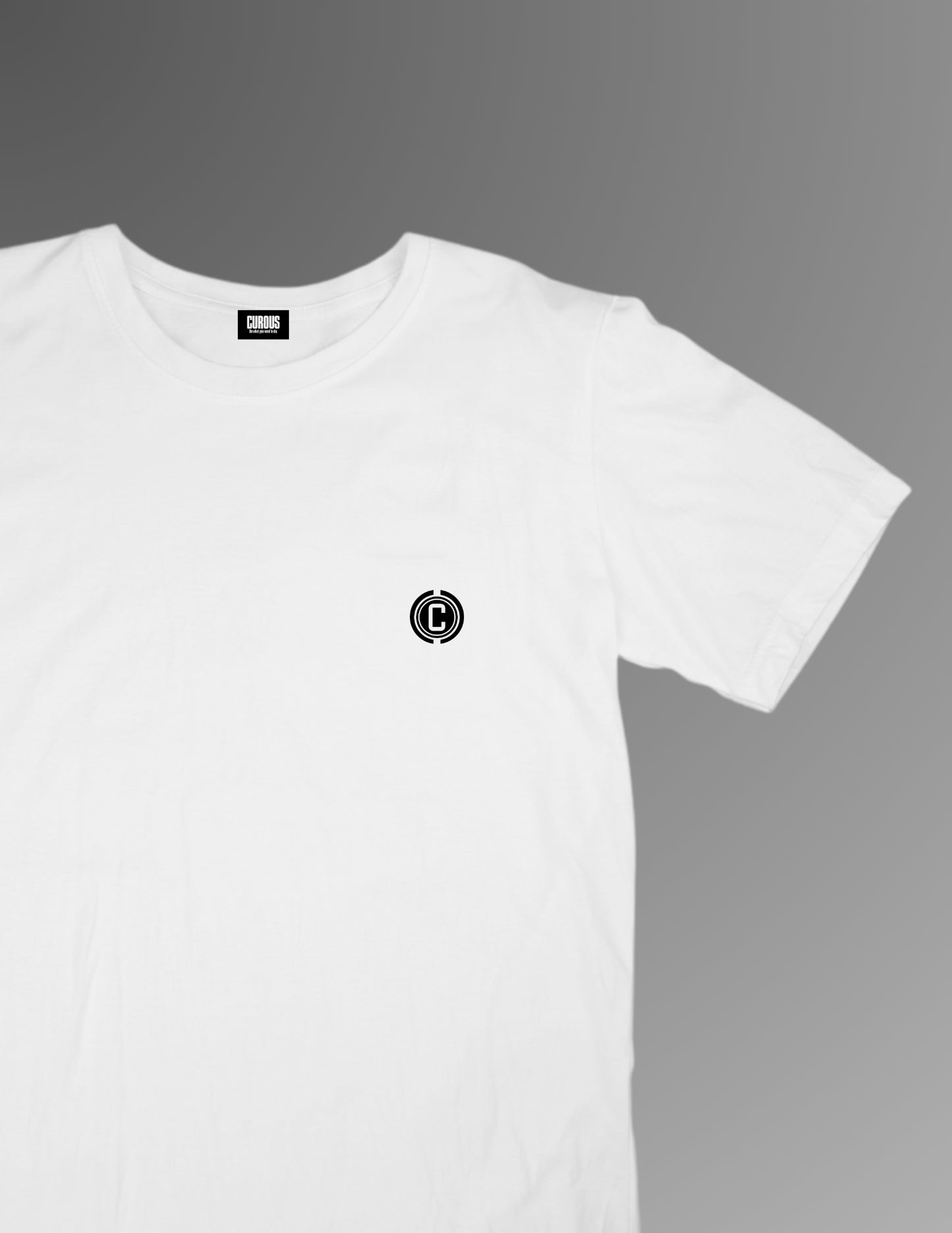 Circle logo short sleeve shirts (WHITE)