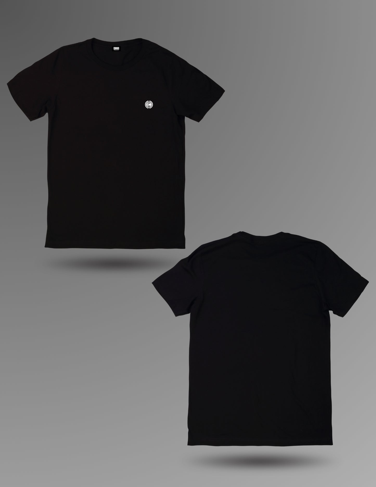 Circle logo short sleeve shirts (BLACK)