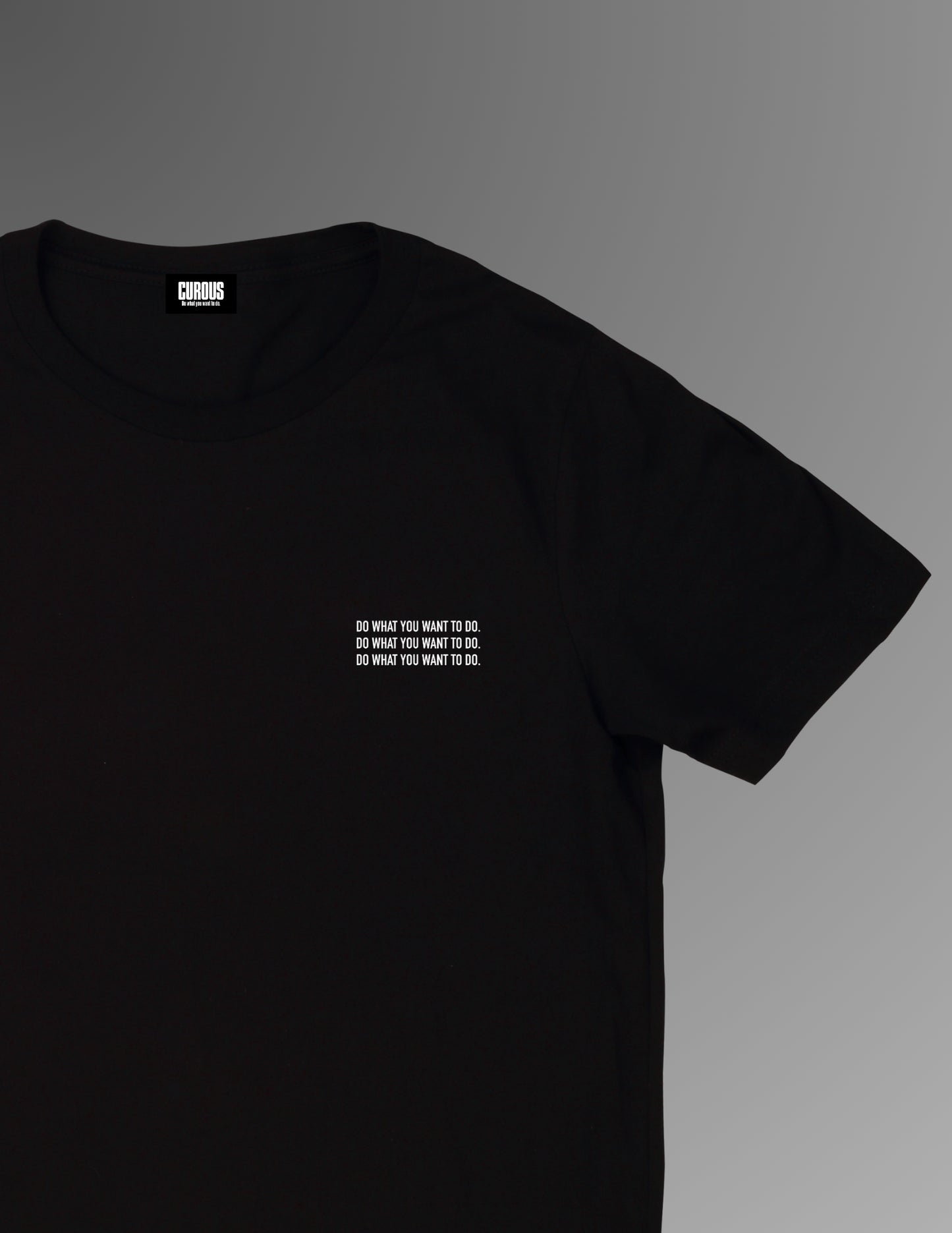 Graphic short sleeve shirts (BLACK)