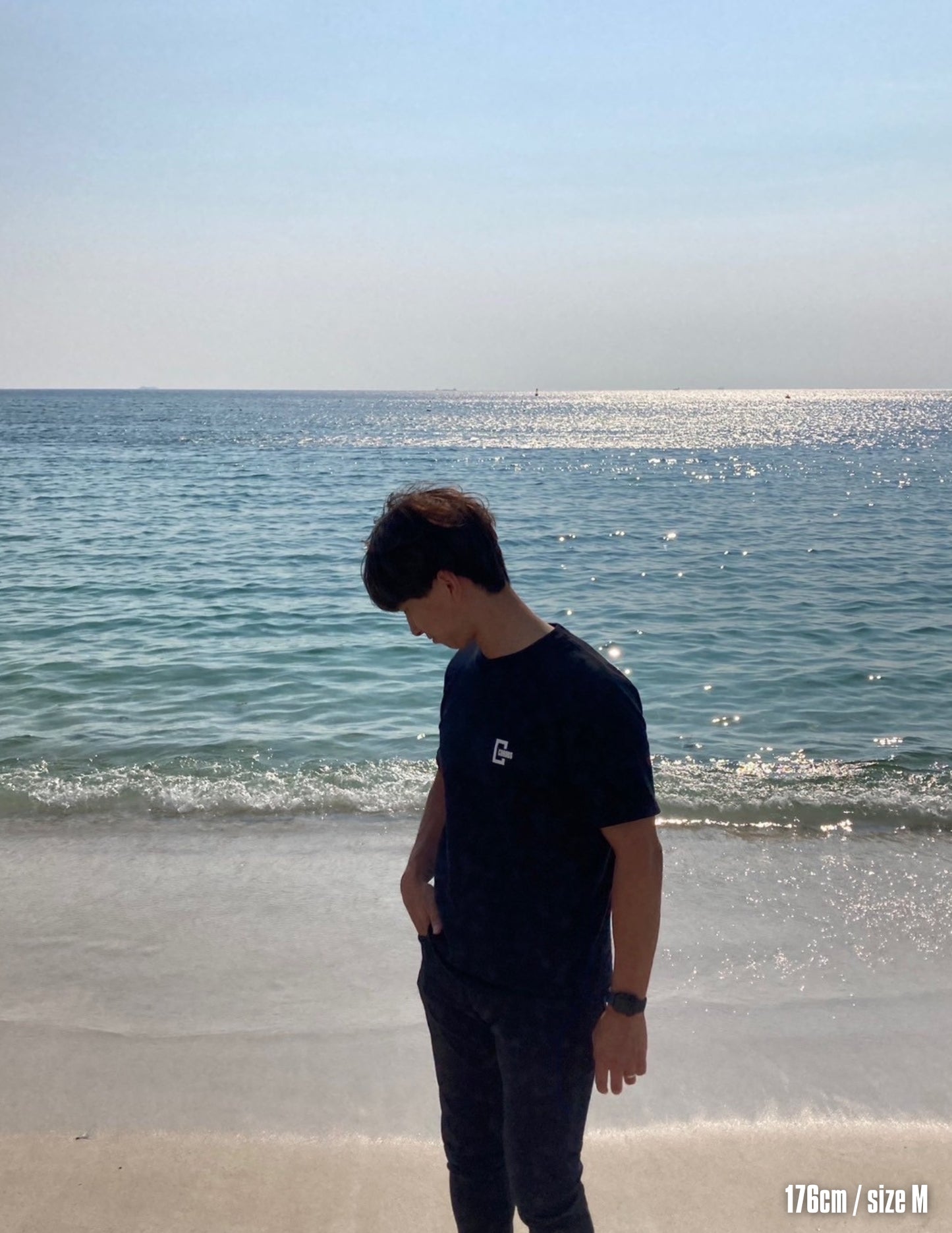 C logo short sleeve shirts (BLACK)