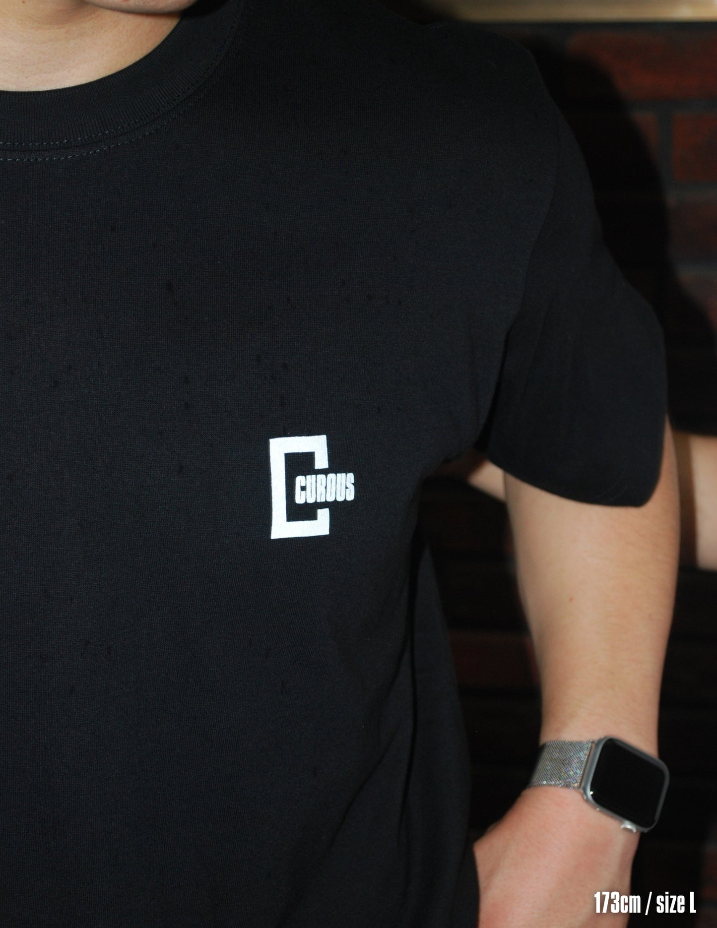 C logo short sleeve shirts (BLACK)