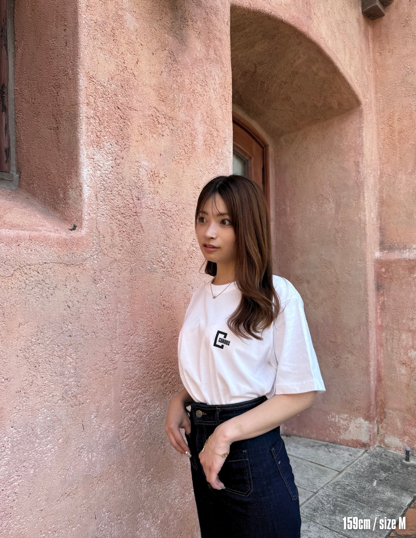 C logo short sleeve shirts (WHITE)