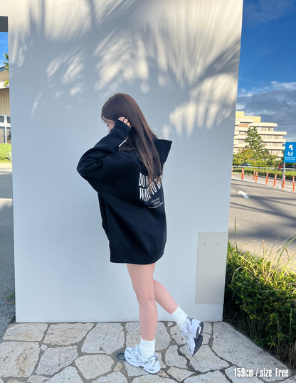 DWD. hoodie（Black-white）