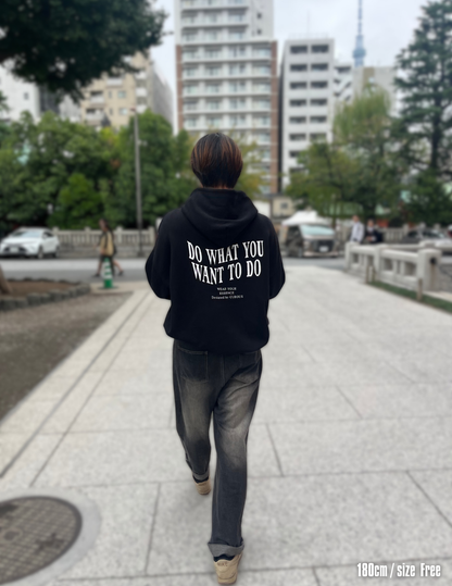 DWD. hoodie（Black-white）