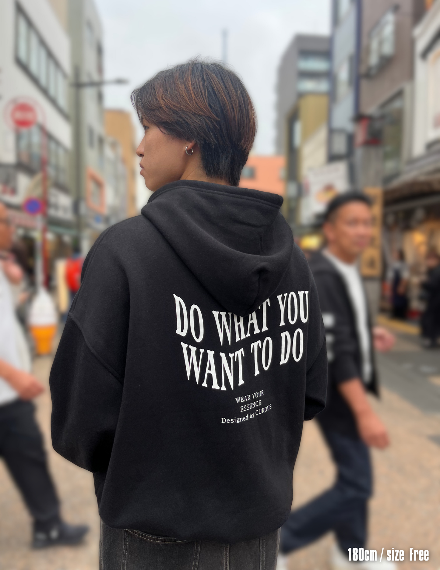 DWD. hoodie（Black-white）