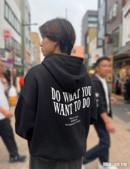 DWD. hoodie（Black-white）