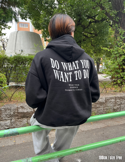 DWD. hoodie（Black-white）