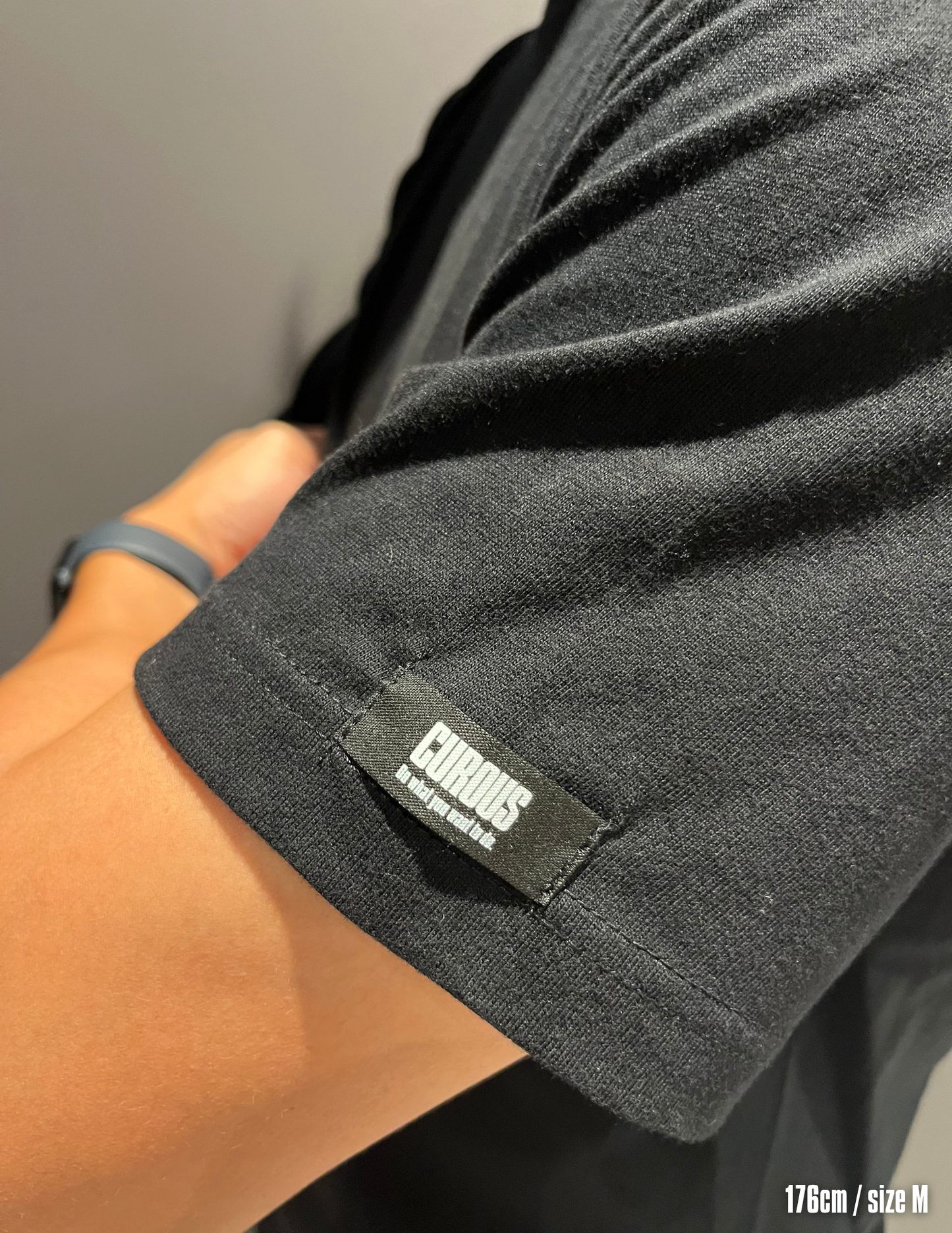 Tag short sleeve shirts (BLACK)　