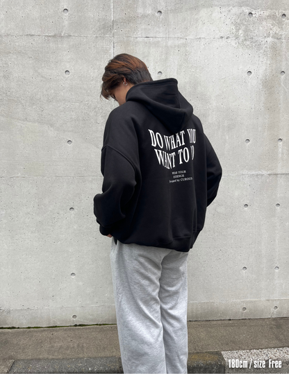 DWD. hoodie（Black-white）