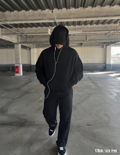 DWD. hoodie（Black-white）