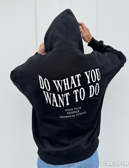 DWD. hoodie（Black-white）