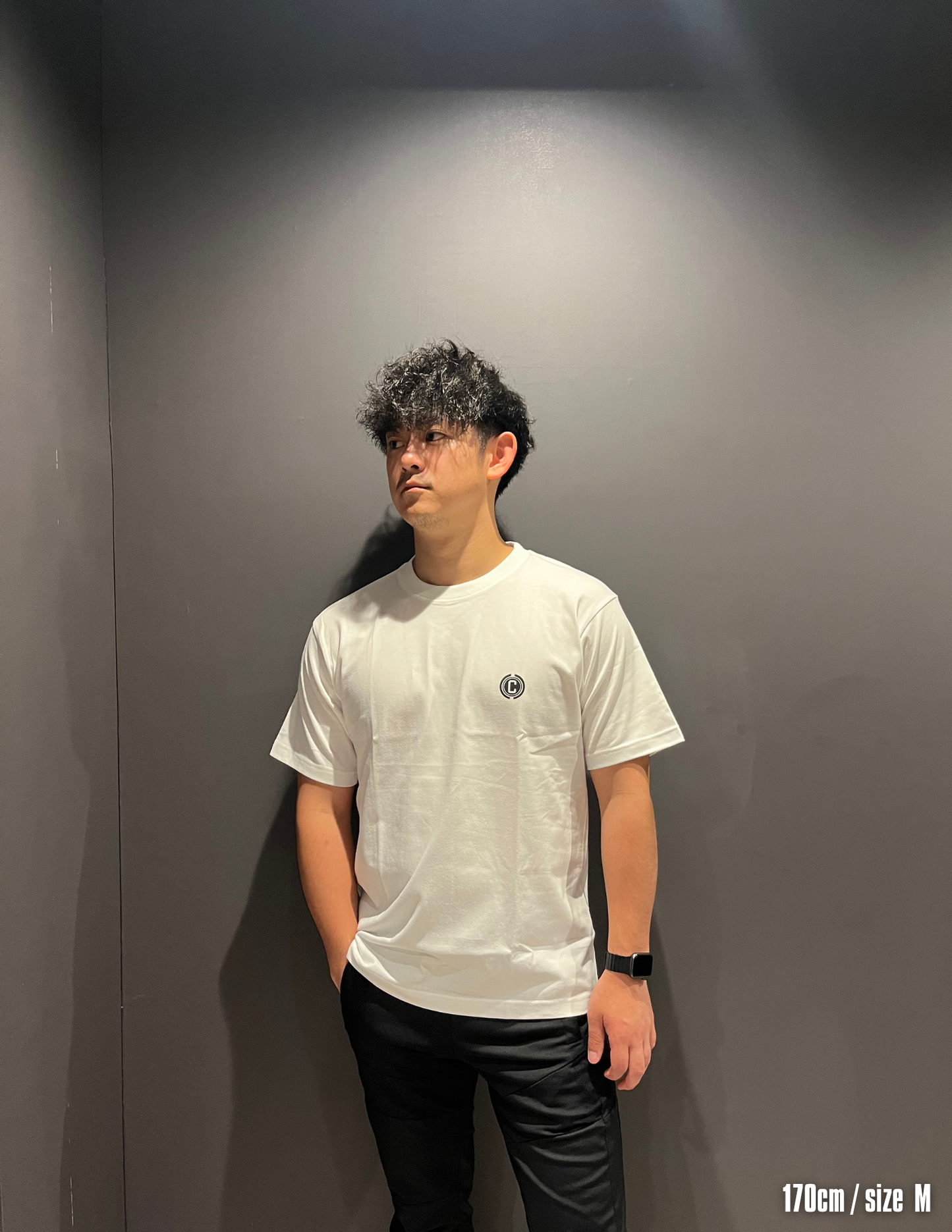 Circle logo short sleeve shirts (WHITE)
