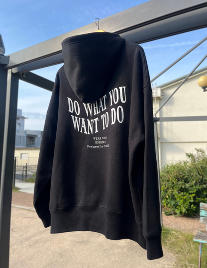 DWD. hoodie（Black-white）