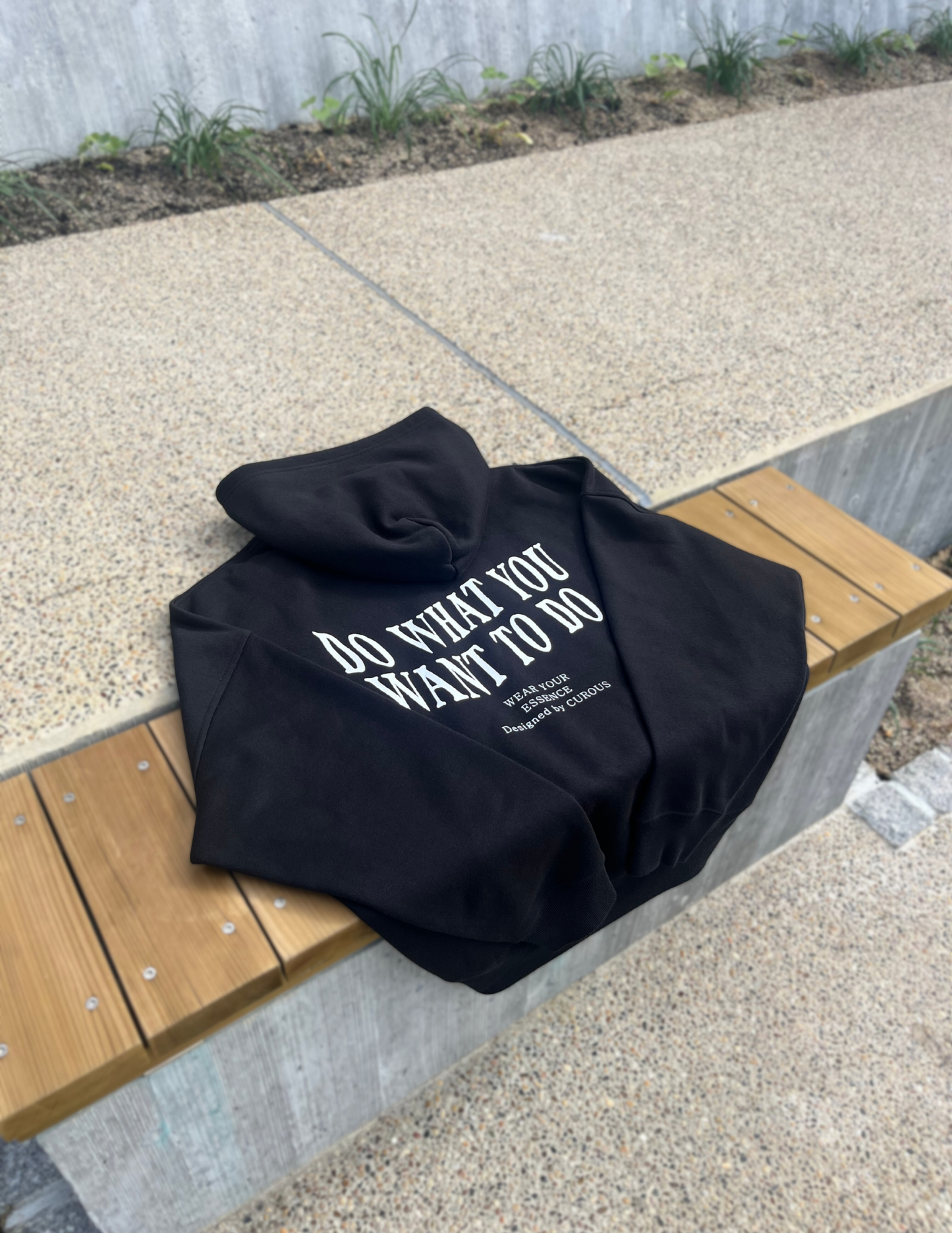 DWD. hoodie（Black-white）