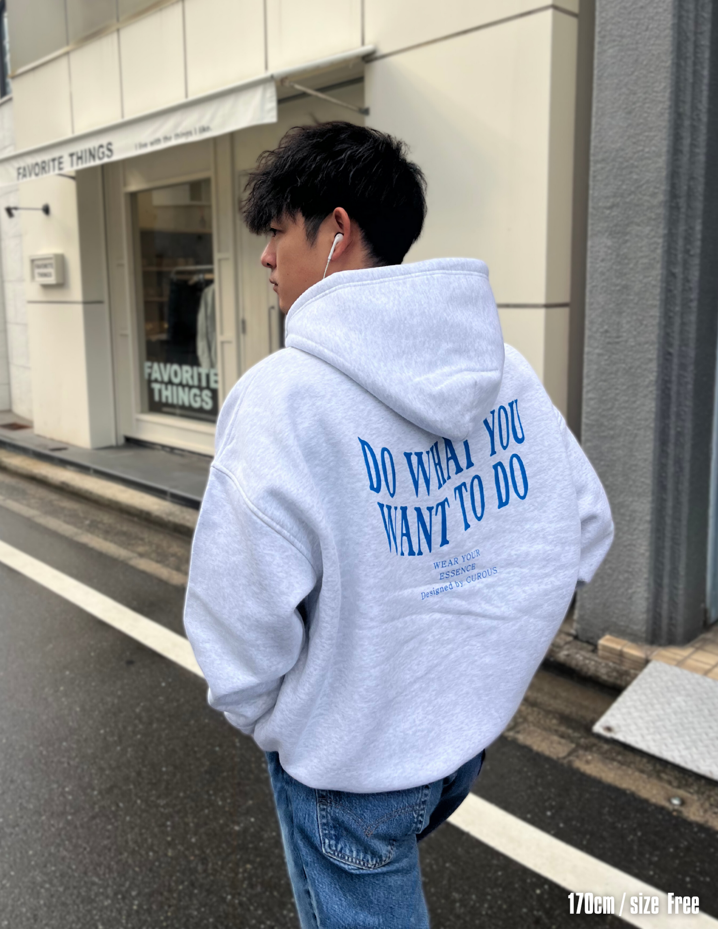 DWD.hoodie（Gray-blue）