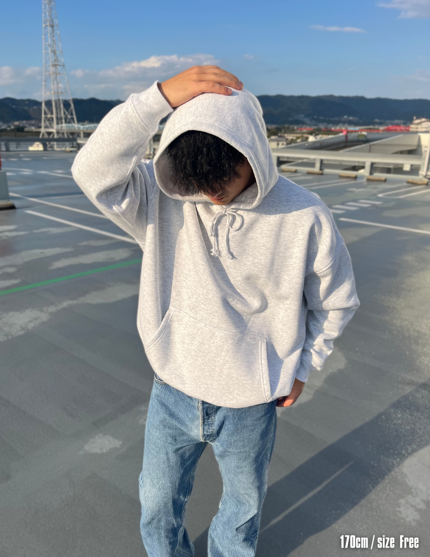 DWD.hoodie（Gray-blue）