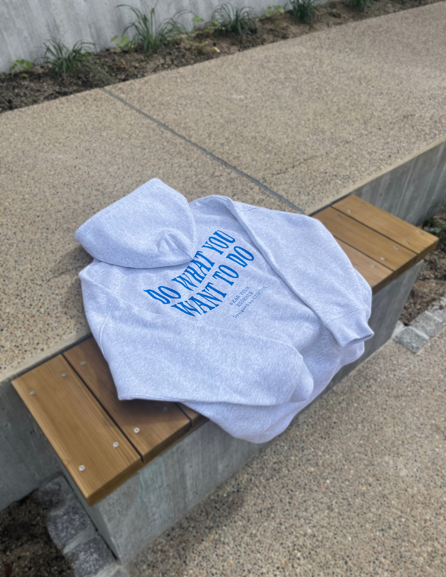 DWD.hoodie（Gray-blue）
