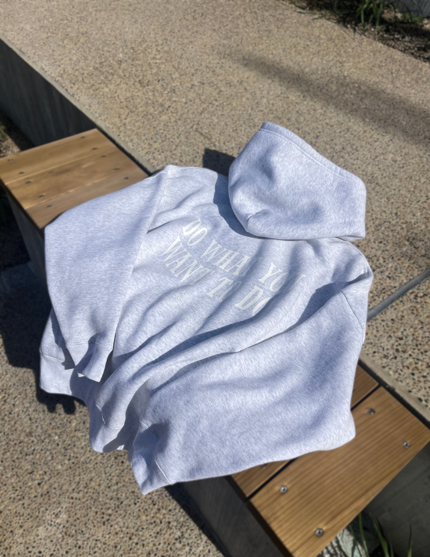 DWD.hoodie（Gray-white）