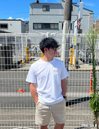 Graphic short sleeve shirts (WHITE)