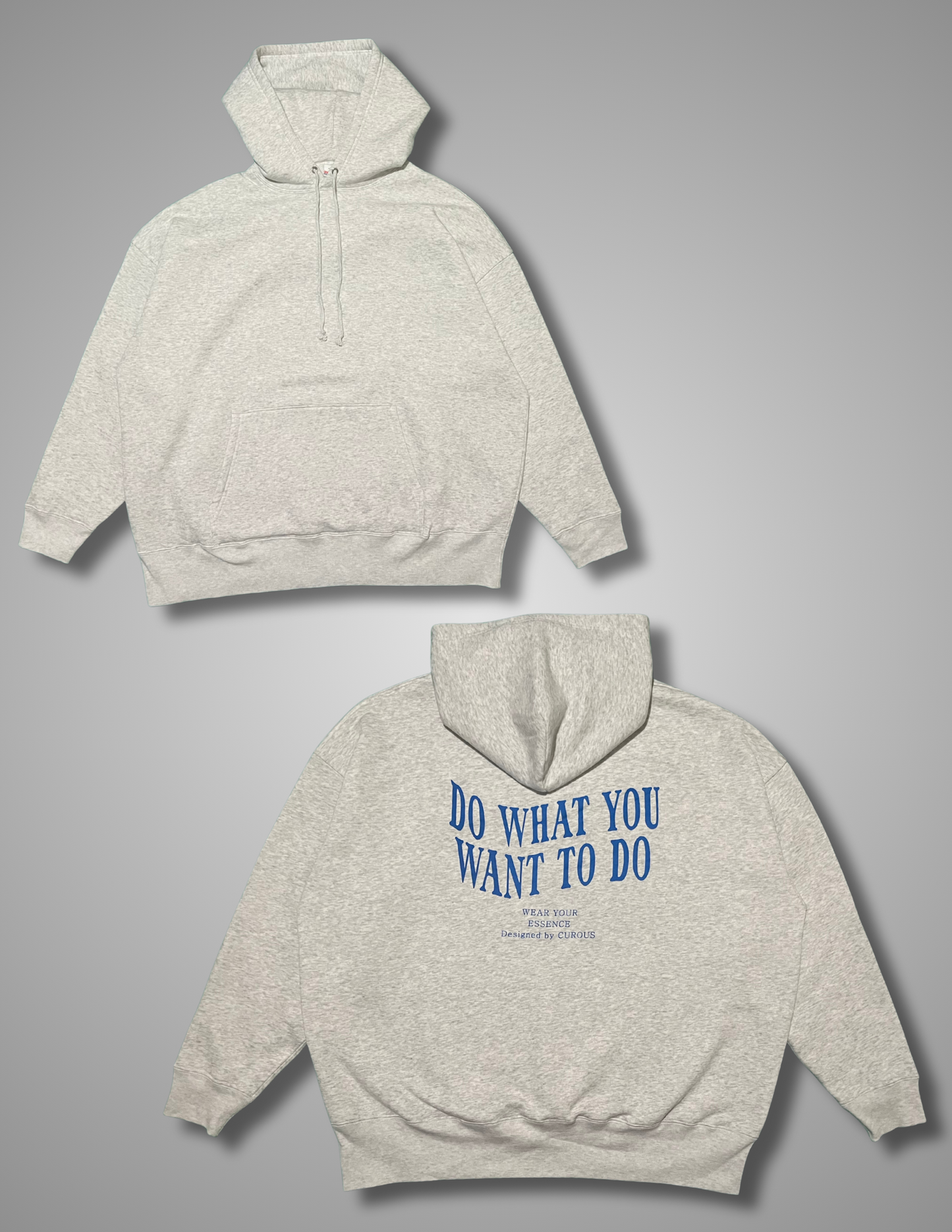 DWD.hoodie（Gray-blue）