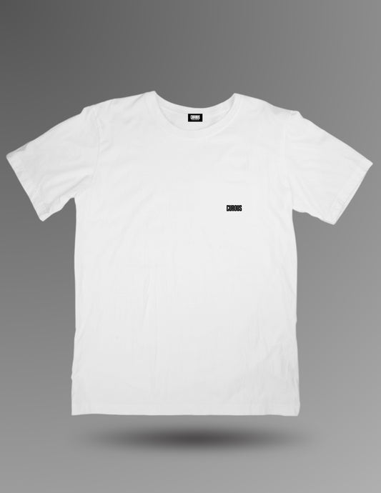 Text logo short sleeve shirts (WHITE)
