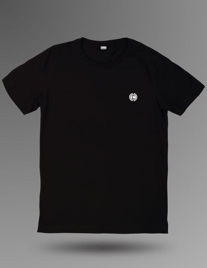 Circle logo short sleeve shirts (BLACK)