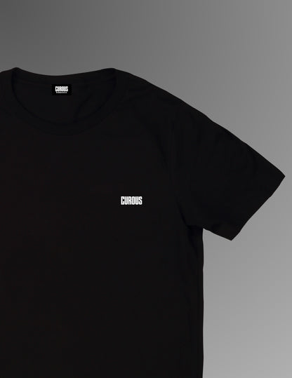 Text logo short sleeve shirts (BLACK)