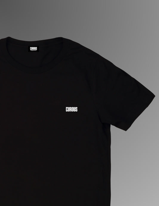 Text logo short sleeve shirts (BLACK)