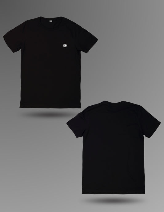 Circle logo short sleeve shirts (BLACK)