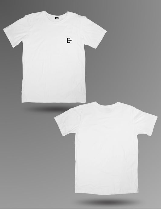 C logo short sleeve shirts (WHITE)