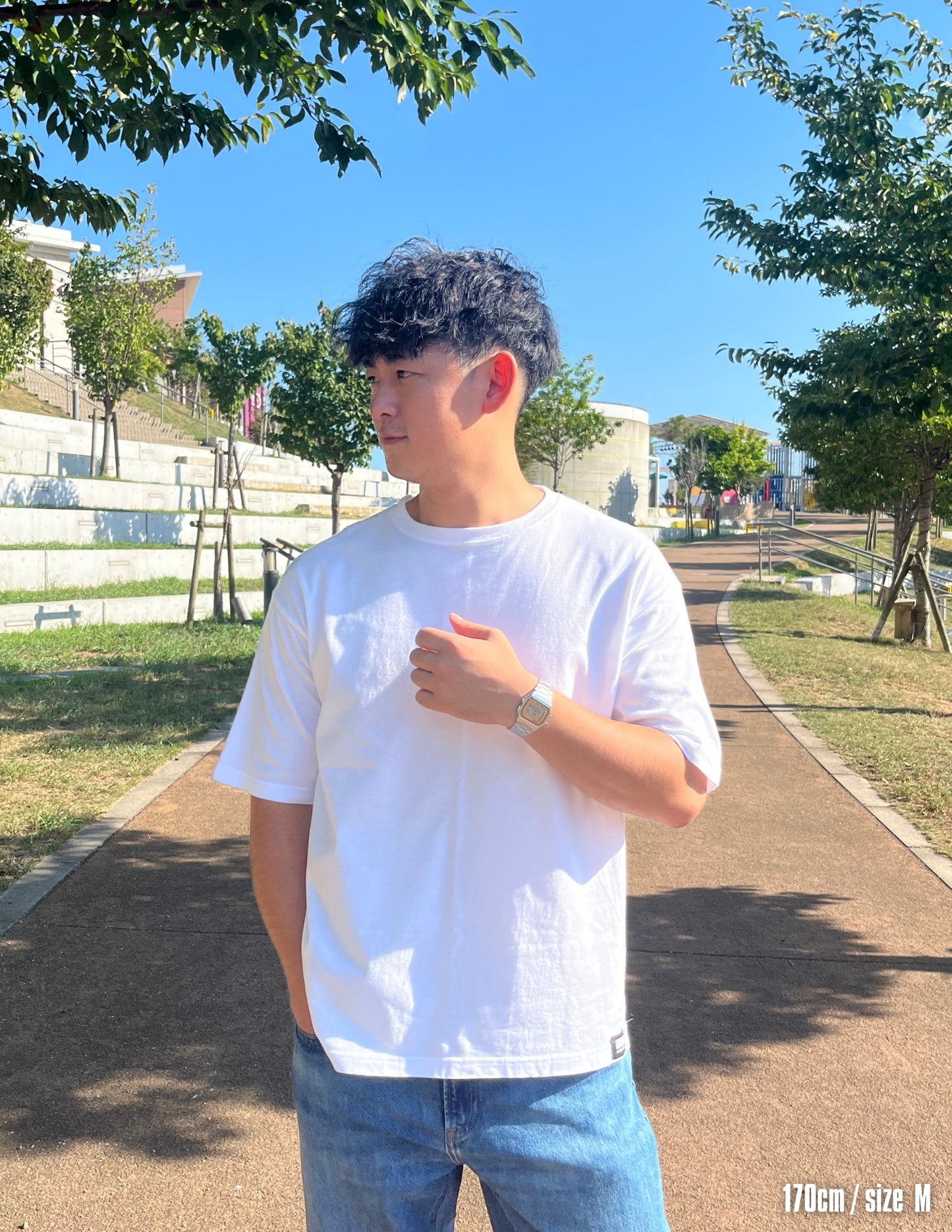 DWD.short sleeve shirts(WHITE)