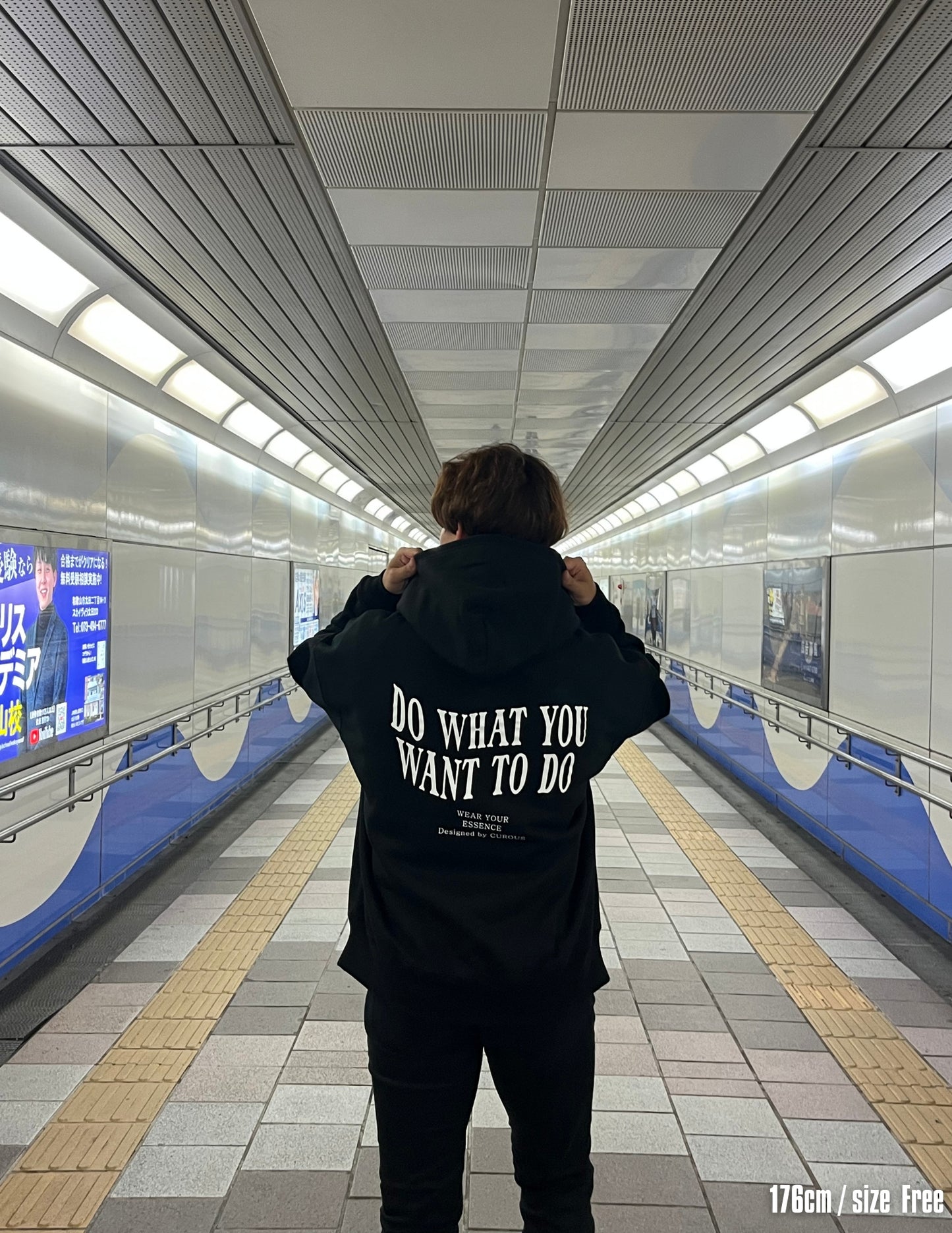 DWD. hoodie（Black-white）