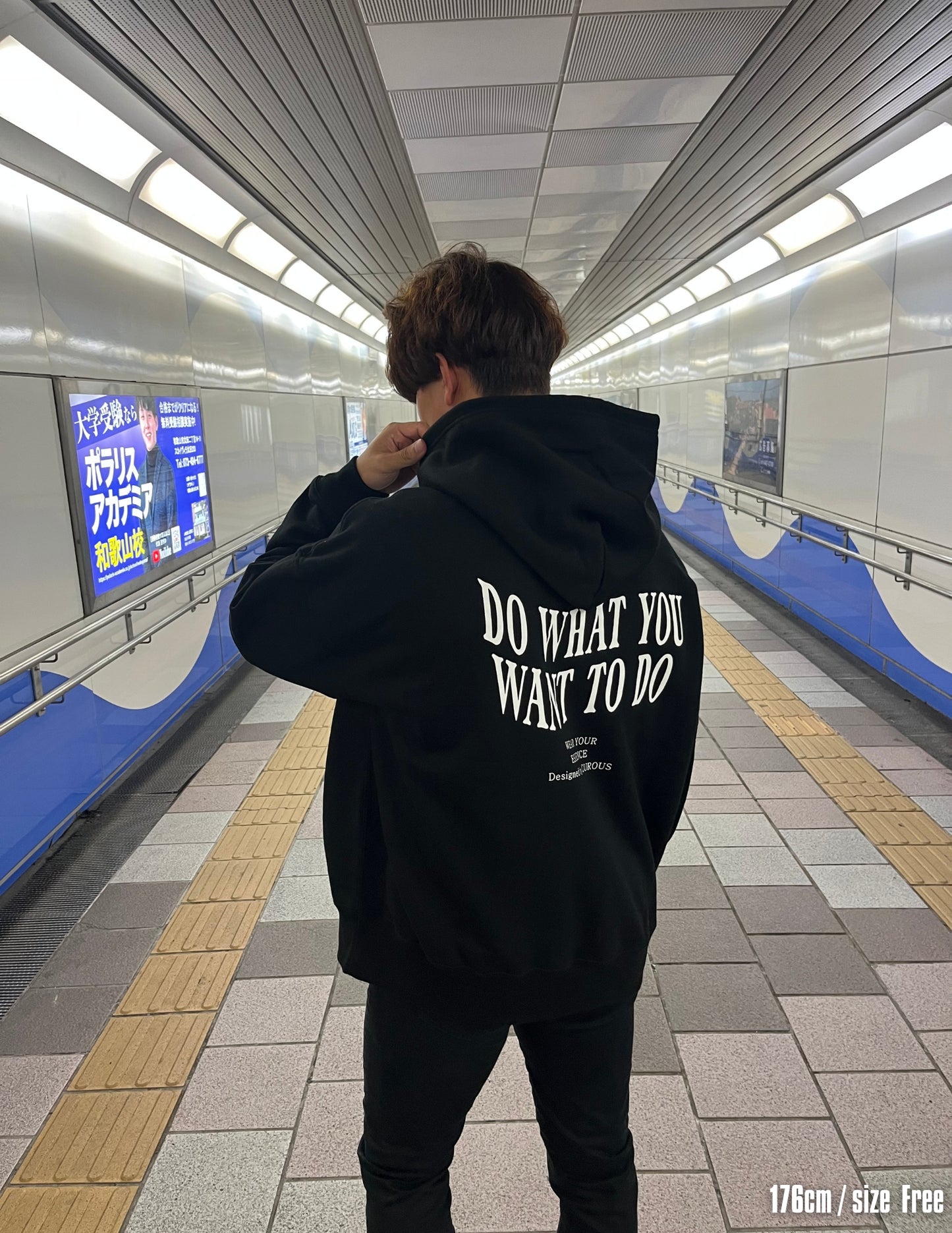 DWD. hoodie（Black-white）