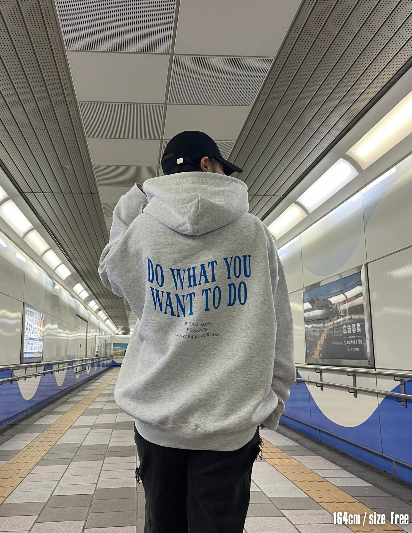 DWD.hoodie（Gray-blue）