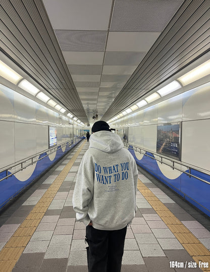 DWD.hoodie（Gray-blue）