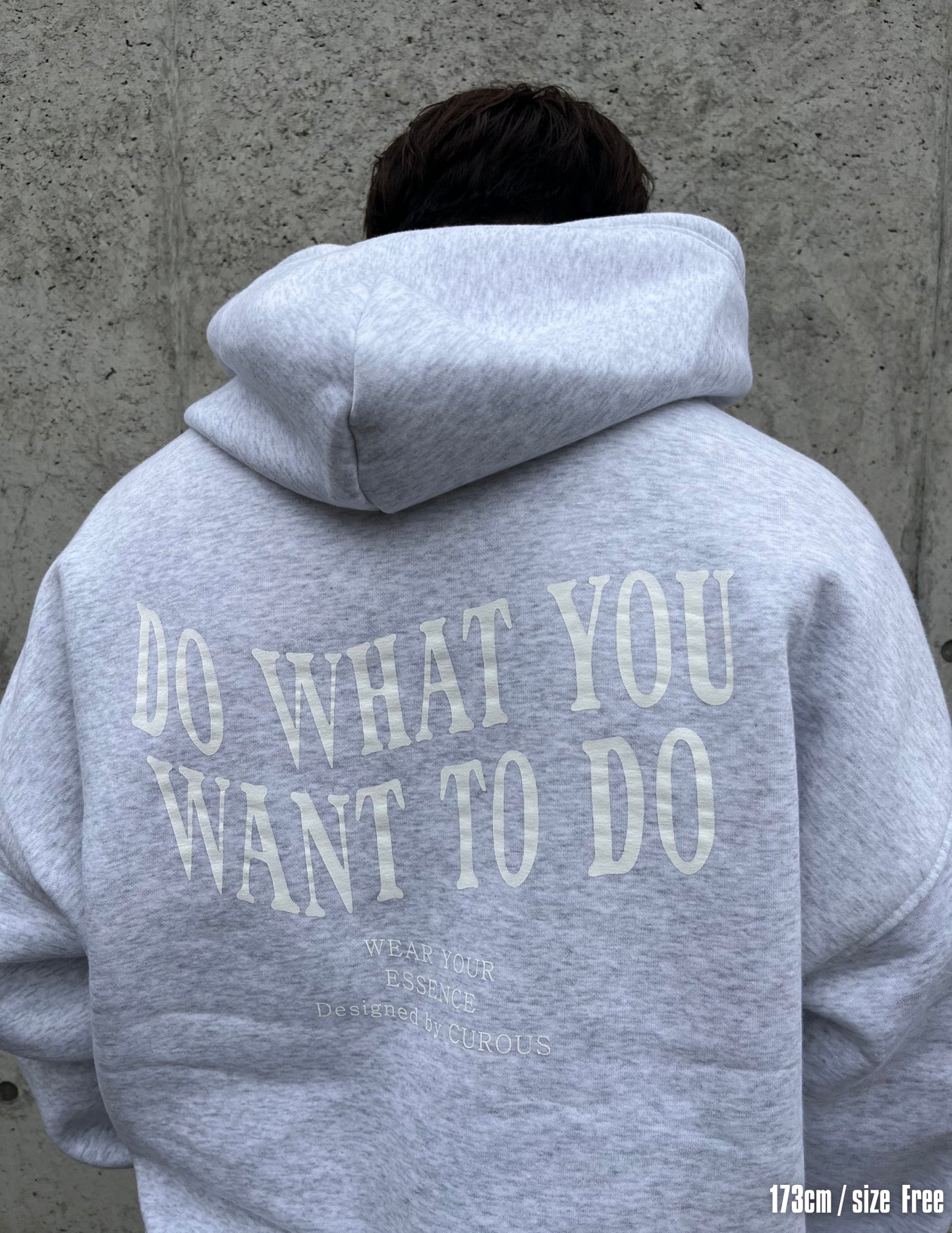 DWD.hoodie（Gray-white）