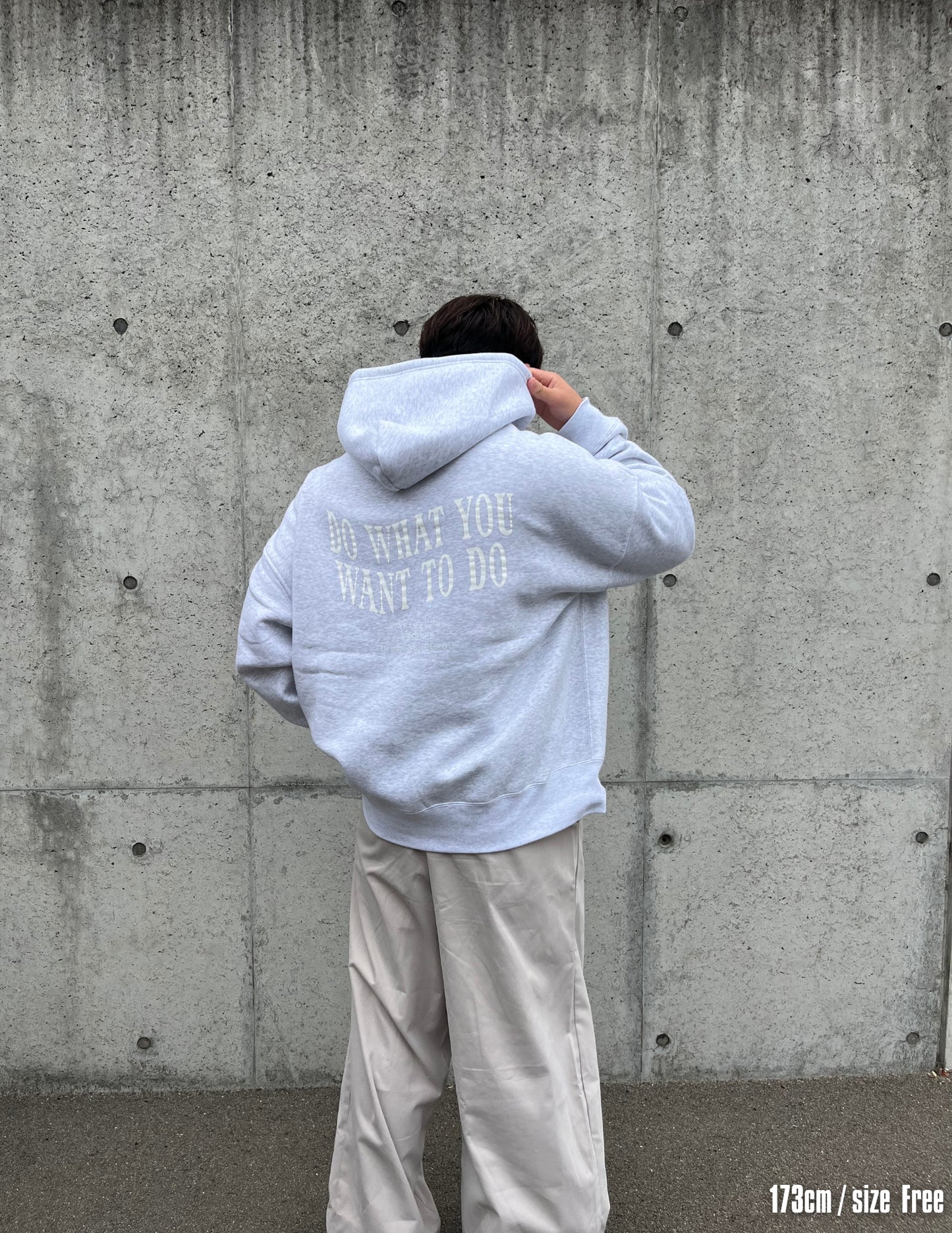 DWD.hoodie（Gray-white）