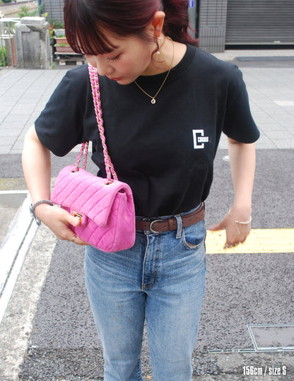 C logo short sleeve shirts (BLACK)