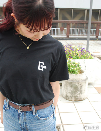 C logo short sleeve shirts (BLACK)