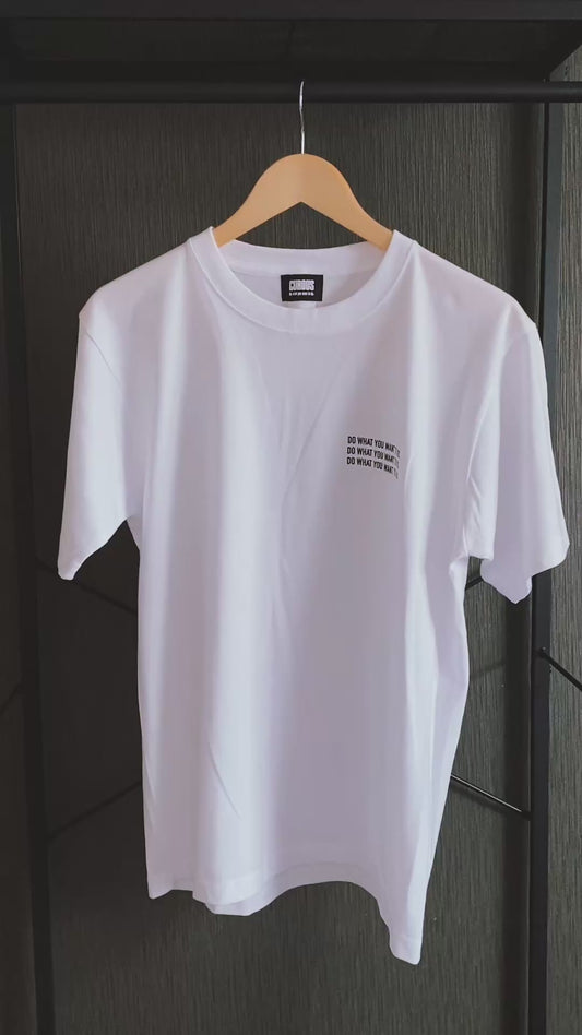 Graphic short sleeve shirts (WHITE)