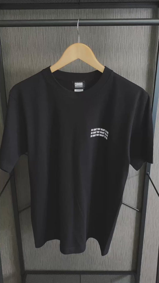 Graphic short sleeve shirts (BLACK)